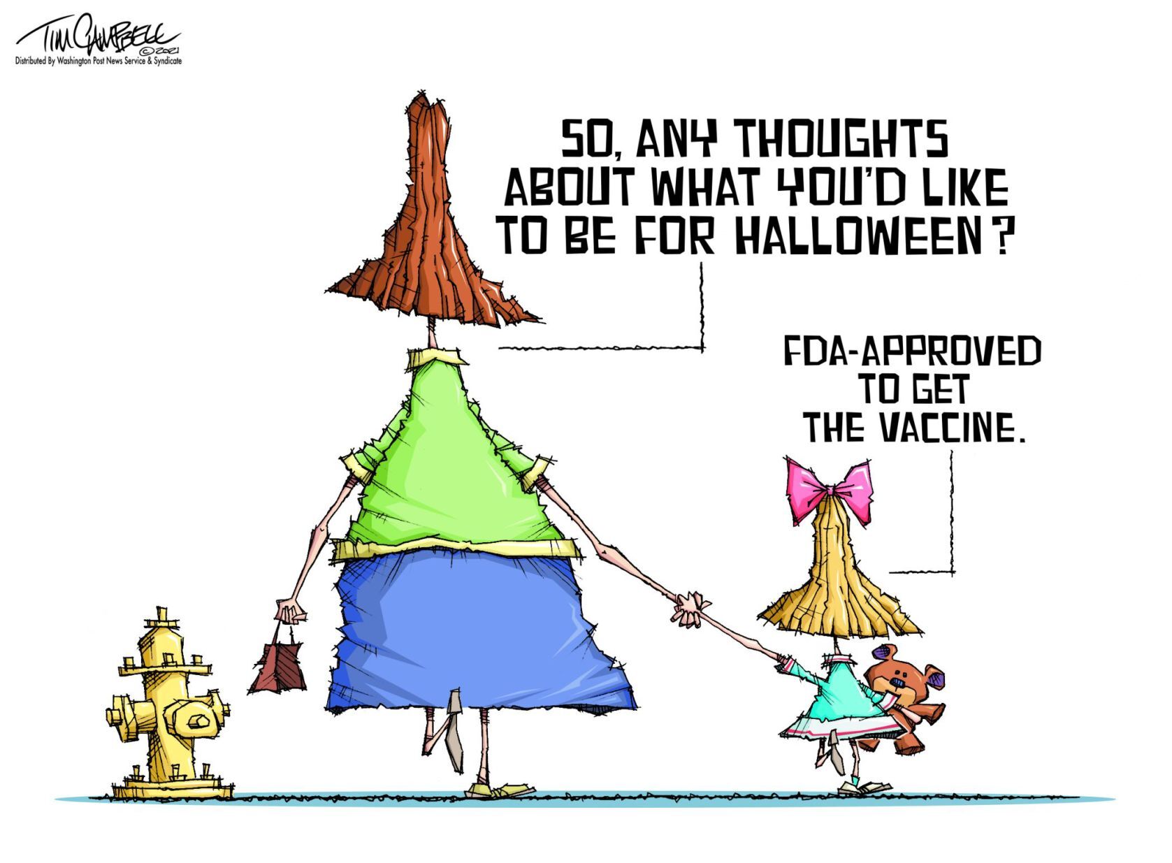 Tim Campbell cartoon